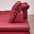 WOHNLANDSCHAFT Echtleder - Rot/Silberfarben, Design, Leder (200/315cm) - Chilliano