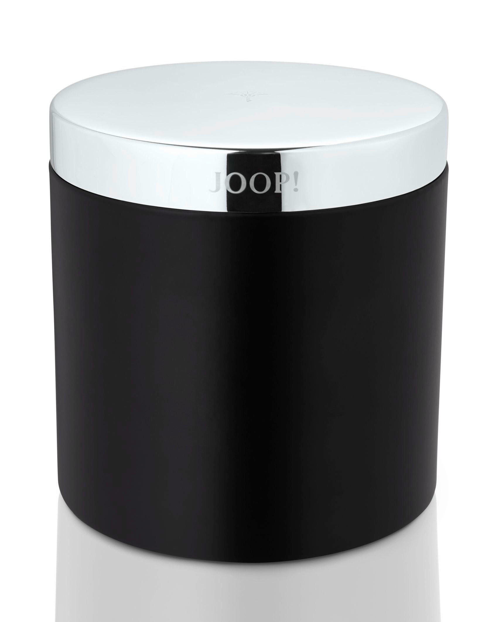 KOSMETIKDOSE - Chromfarben/Schwarz, Basics, Kunststoff (11/11/12,4cm) - Joop!