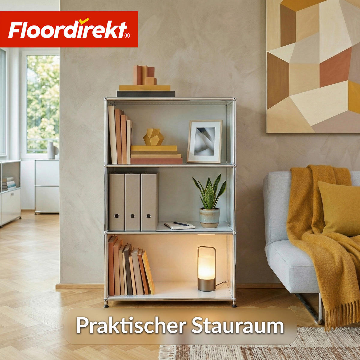 SIDEBOARD Concept Epure MK-101 75/120/40 cm  - Weiß, Basics, Metall (75/120/40cm) - Floordirekt