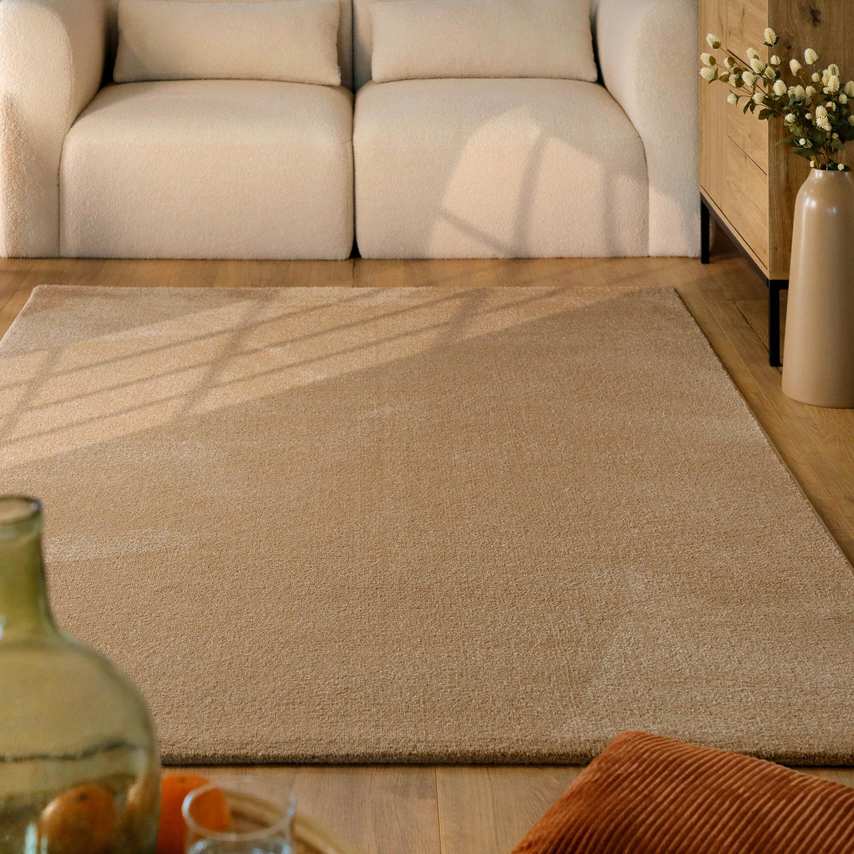 WEBTEPPICH 120/170 cm Vegas Sandfarben  - Sandfarben, KONVENTIONELL, Textil (120/170cm) - Esprit