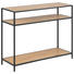 KONSOLENTISCH in Metall, Holzwerkstoff 100/79/35 cm - Eichefarben/Schwarz, Trend, Holzwerkstoff/Metall (100/79/35cm) - Carryhome KONSOLENTISCH in Metall, Holzwerkstoff 100/79/35 cm - Eichefarben/Schwarz, Trend, Holzwerkstoff/Metall (100/79/35cm) - Carryhome