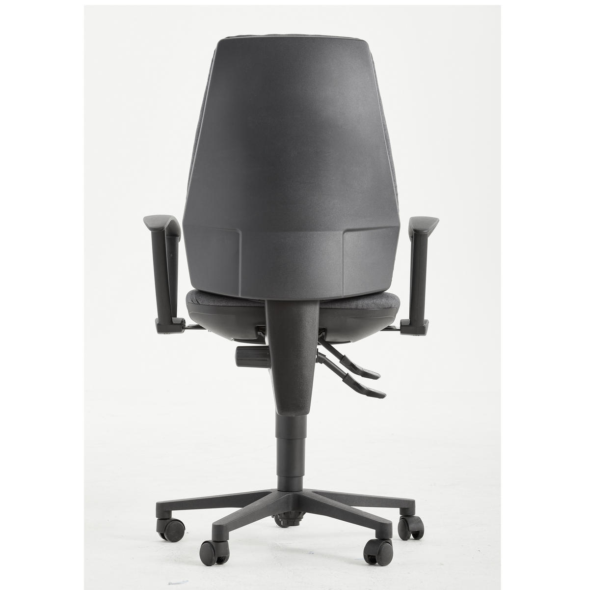 DREHSTUHL Flachgewebe Anthrazit, Schwarz  - Anthrazit/Schwarz, Design, Kunststoff/Textil (60/103-111/55cm) - Topstar