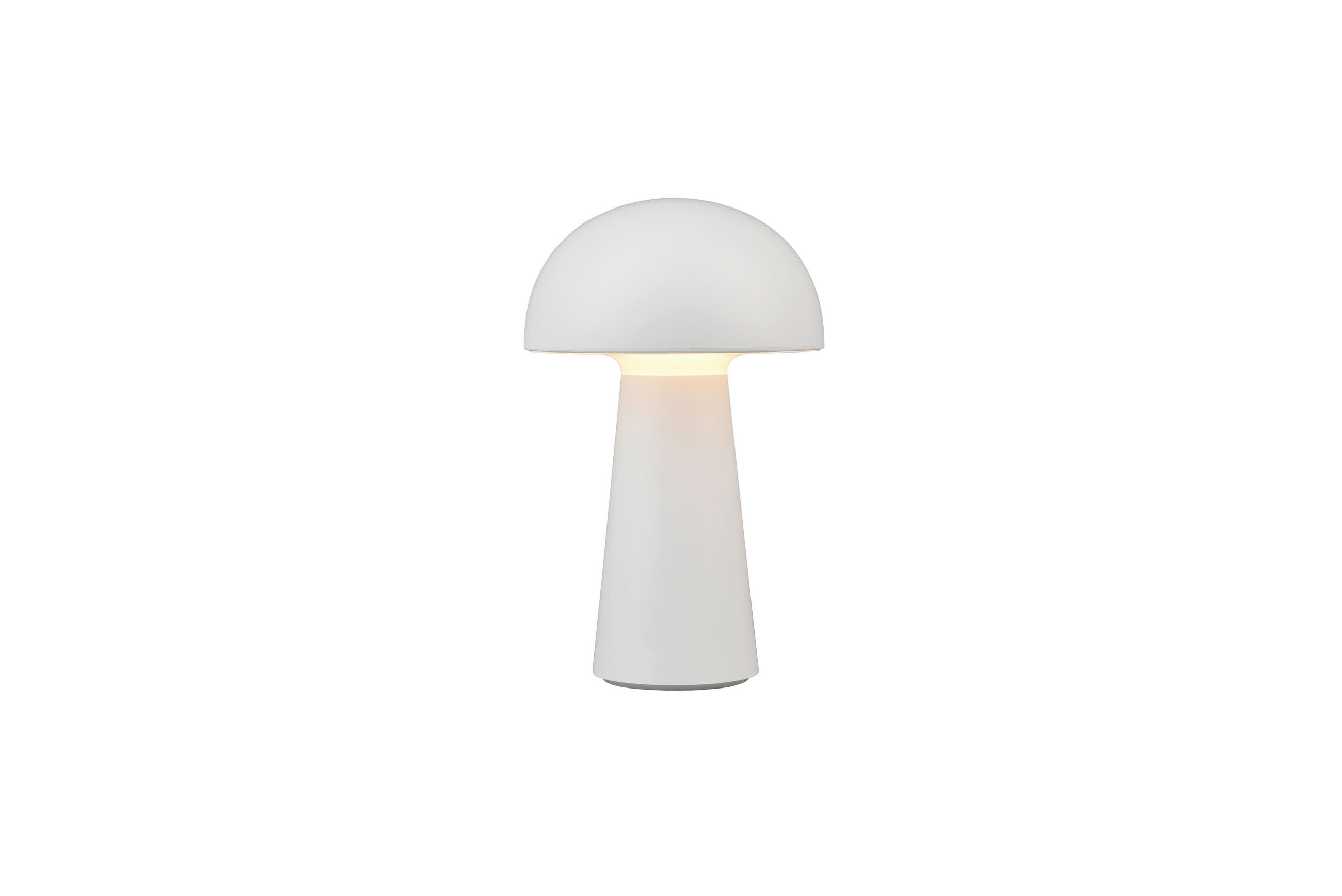 AKKU-TISCHLEUCHTE Lennon 13,6/21,5 cm  - Weiß, Design, Kunststoff (13,6/21,5cm)