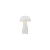 PORTABEL LAMPA Lennon 13,6/21,5 cm   - vit, Design, plast (13,6/21,5cm)