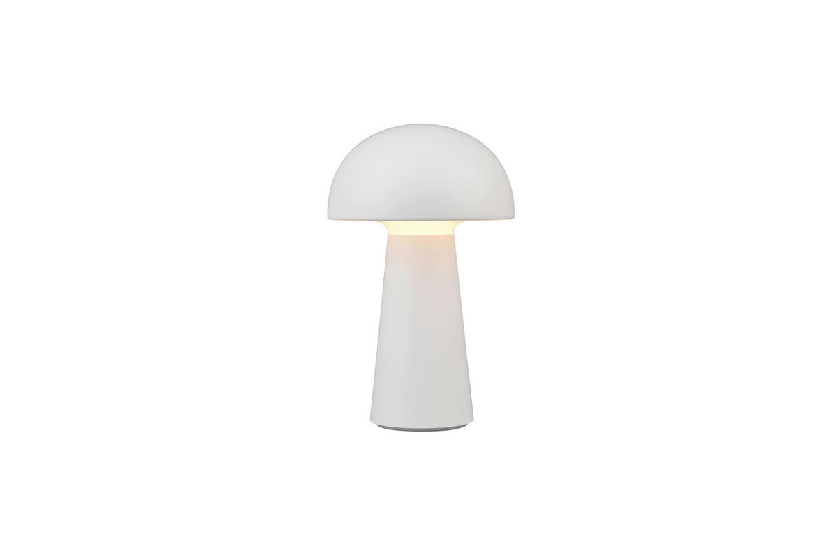 PORTABEL LAMPA Lennon 13,6/21,5 cm   - vit, Design, plast (13,6/21,5cm)