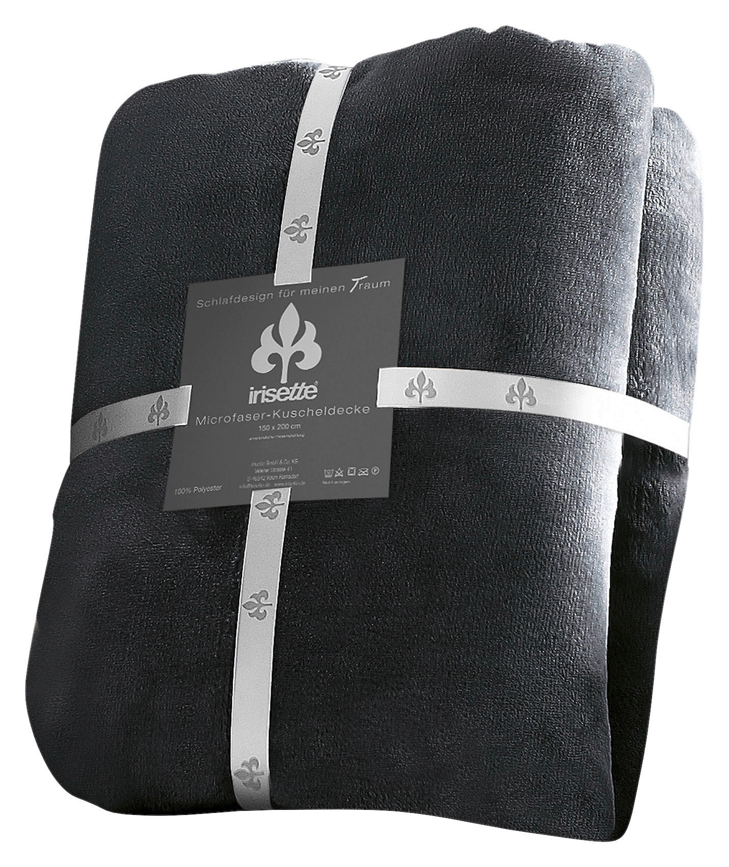KUSCHELDECKE 150/200 cm  - Anthrazit, KONVENTIONELL, Textil (150/200cm) - Irisette