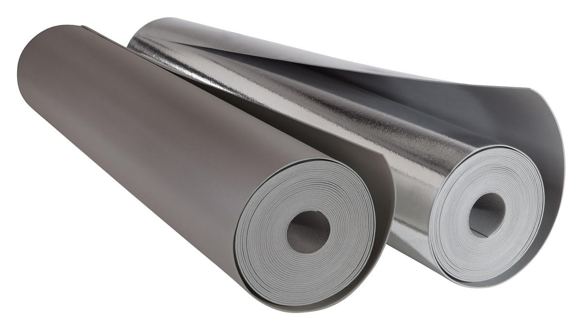 DÄMMUNTERLAGE für Parkett, Laminat  per m² - Alufarben, Basics, Kunststoff (100/1250/0,2cm) - Homeware