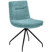 STUHL - Petrol/Schwarz, Design, Textil/Metall (50/85/64cm) - Musterring