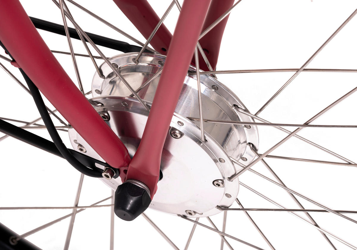 ELEKTROFAHRRAD 28 Zoll  - Rot, Basics, Metall (180/70/100cm)