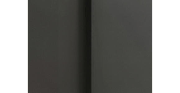 DREHTÜRENSCHRANK 101/235/61 cm,  in Graphitfarben, 2-türig  - Graphitfarben, Basics, Holzwerkstoff/Metall (101/235/61cm) - Novel