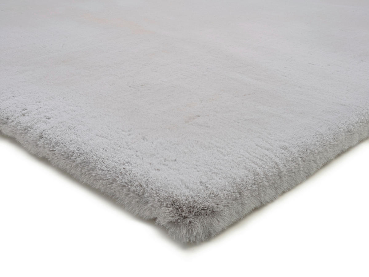 HOCHFLORTEPPICH 160/230 cm Nuvola - Exklusiv Hellgrau  - Hellgrau, Basics, Textil (160/230cm) - Novel