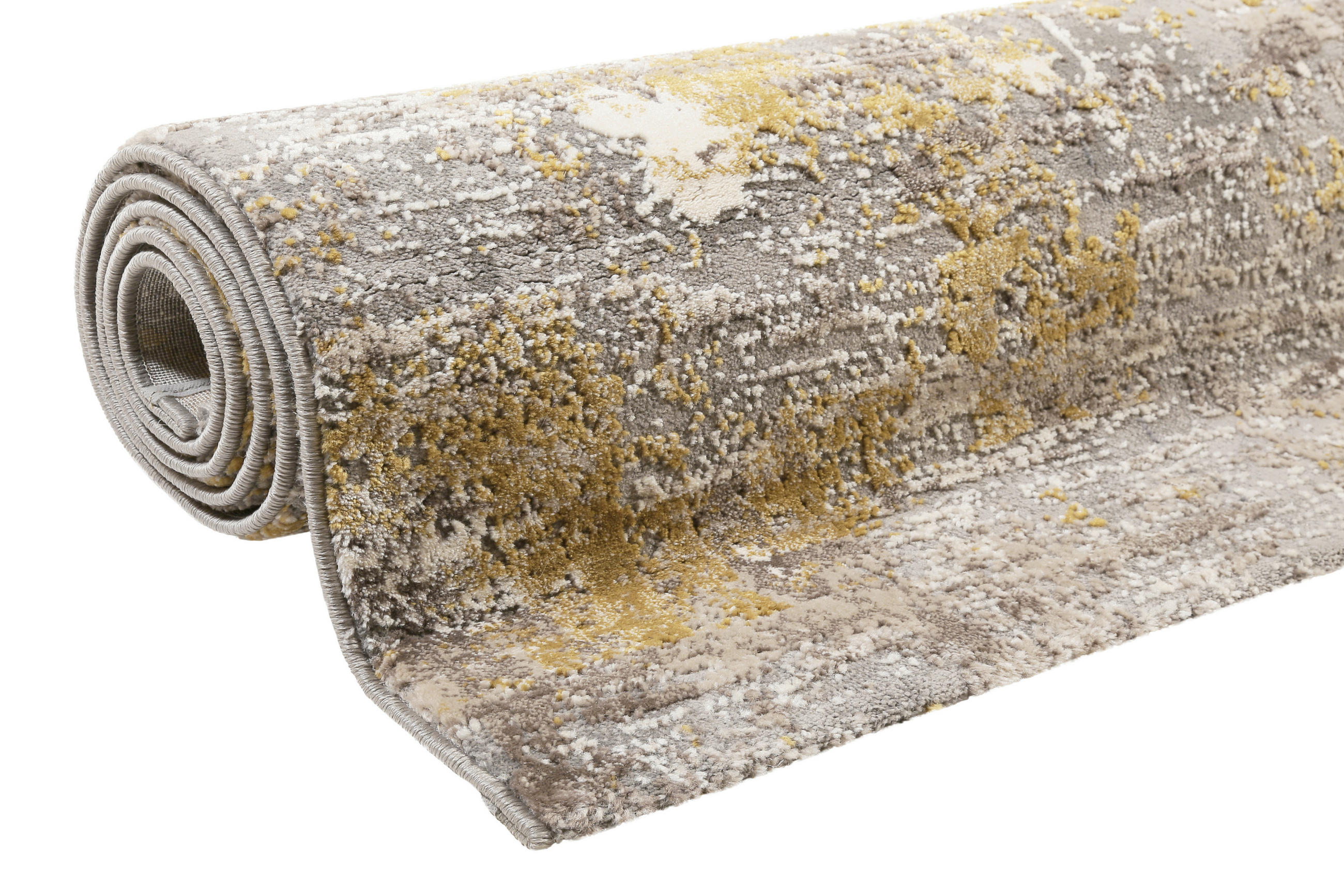 Thumbnail - Esprit Webteppich Vintage Feels, Grau, Gold, Dunkelgrau, Textil, Vintage, rechteckig, 80x150 cm, Textiles Vertrauen - Oe...