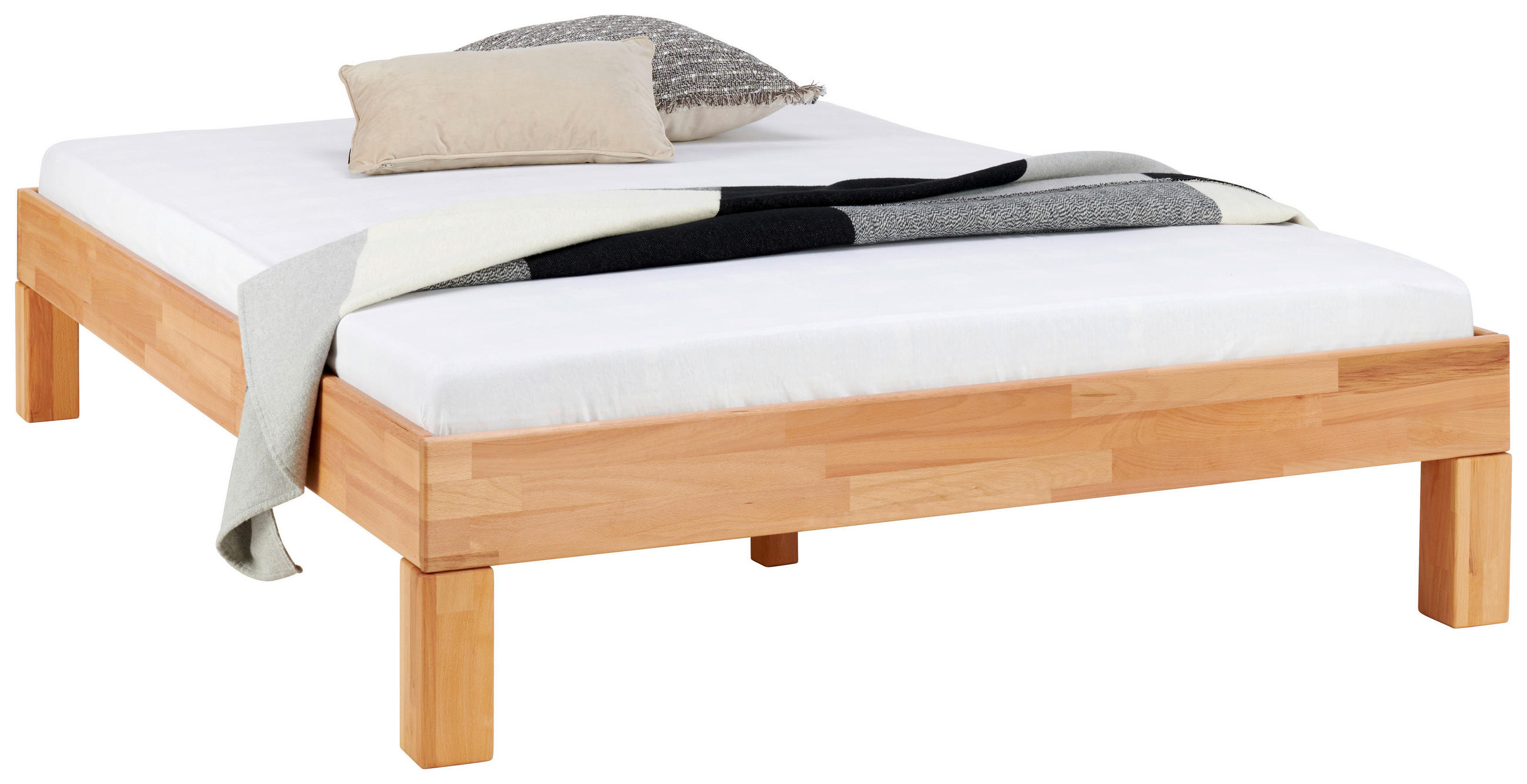 MID.YOU FUTONOVÁ POSTEL, 140/210 cm jádrový buk