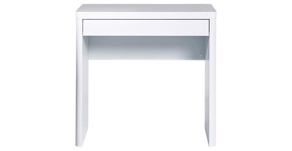 SCHREIBTISCH 79/44/76 cm in Weiß - Weiß, KONVENTIONELL, Holzwerkstoff (79/44/76cm) - Venda