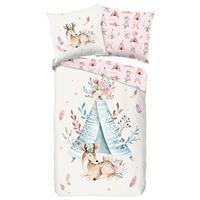 JUGENDBETTWÄSCHE Boho Renforcé 135/200 cm  - Multicolor, Design, Textil (135/200cm)