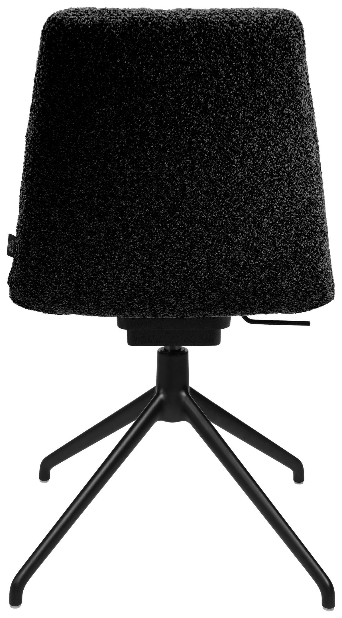 STUHL  in Aluminium Flachgewebe Metall, Textil  - Anthrazit/Schwarz, Design, Textil/Metall (46/85-88/55cm) - Johann Jakob