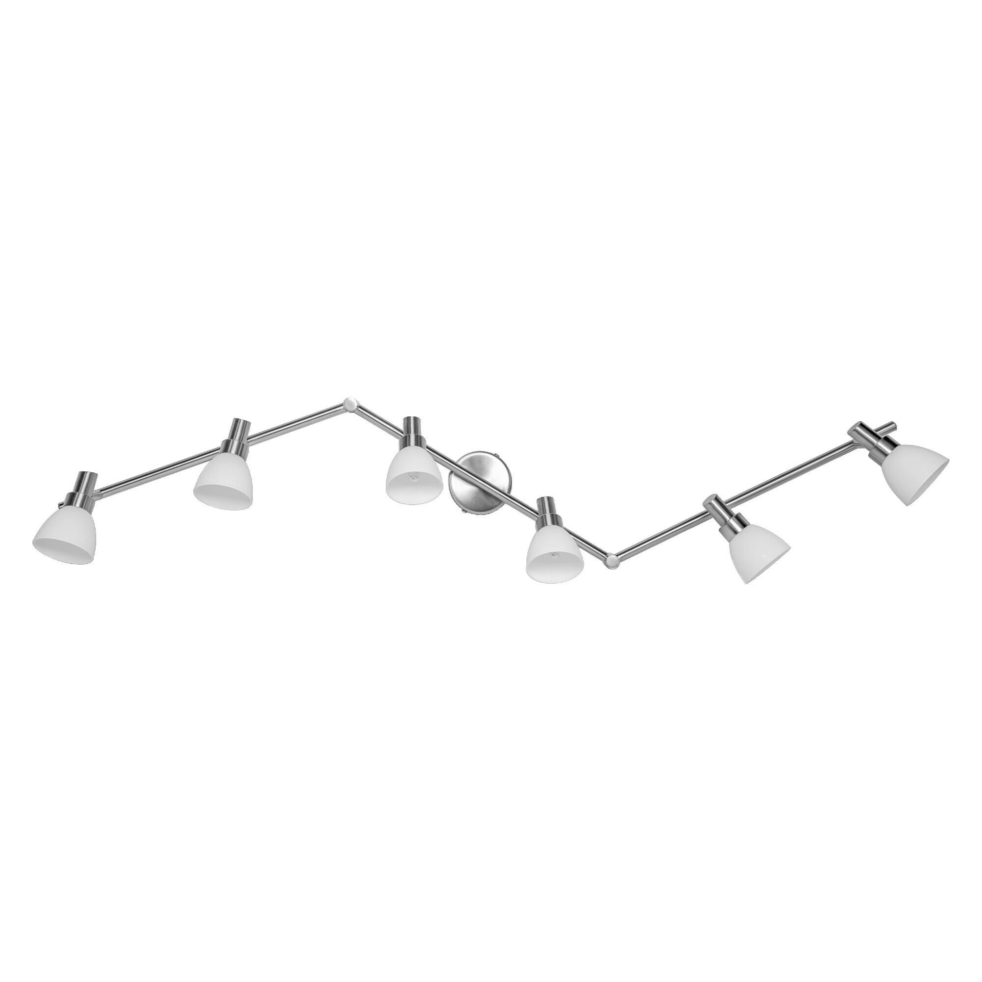 DECKENSTRAHLER 119,8/9/18,2 cm   - Silberfarben, Basics, Metall (119,8/9/18,2cm) - Ledvance