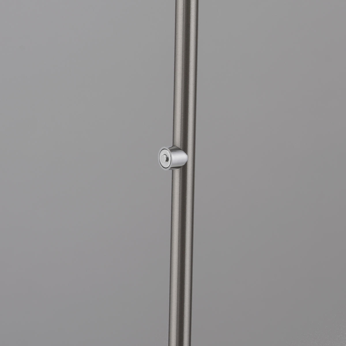 AKKU-STEHLEUCHTE Bente 42/42/160 cm  - Edelstahlfarben, Design, Kunststoff/Metall (42/42/160cm)