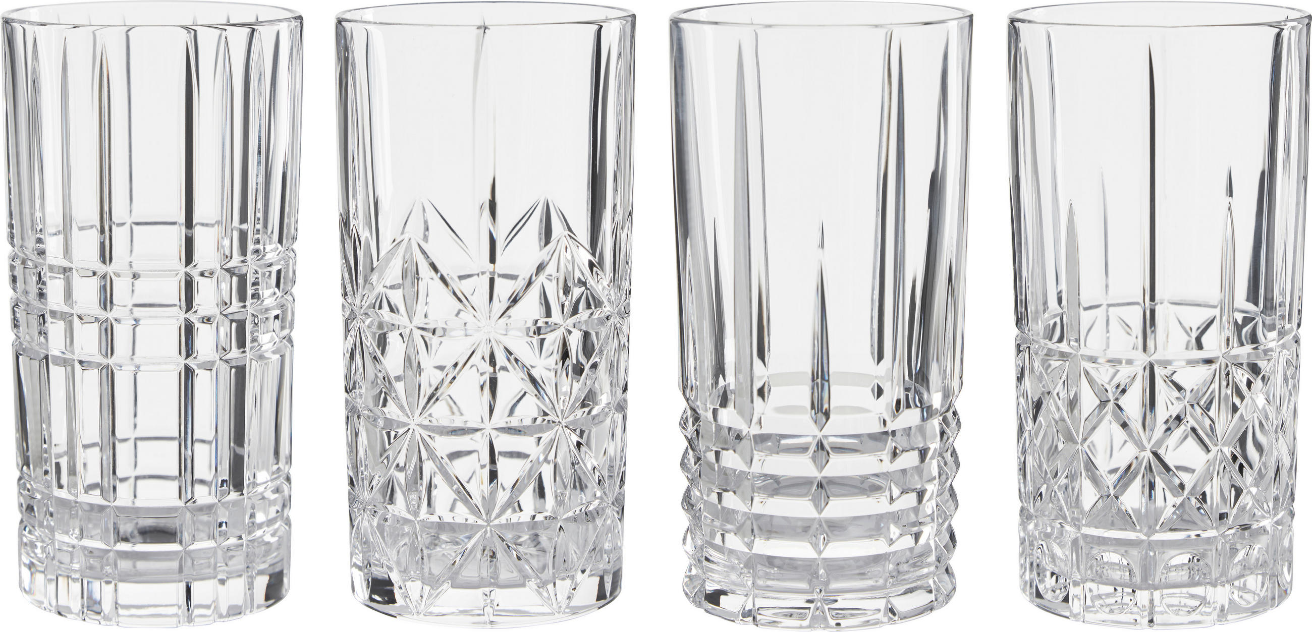 GLÄSERSET HIGHLAND 4-teilig - Klar, KONVENTIONELL, Glas (445ml) - Nachtmann