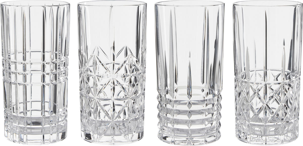GLÄSERSET HIGHLAND  4-teilig  - Klar, KONVENTIONELL, Glas (445ml) - Nachtmann