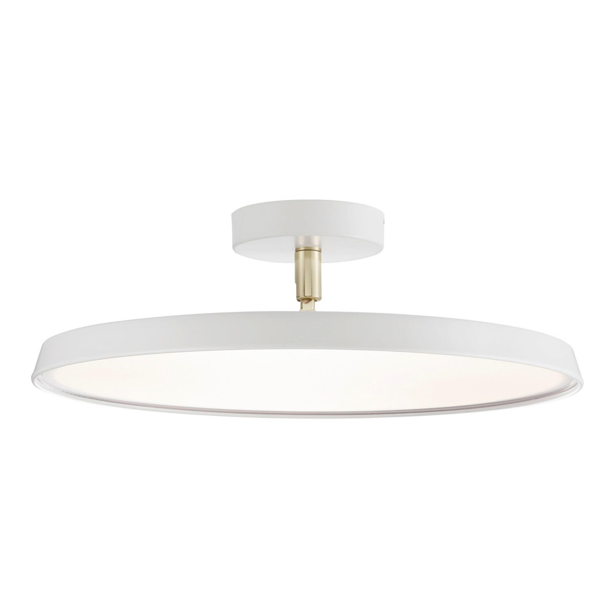 LED-DECKENLEUCHTE 38,5/11,8 cm   - Weiß, KONVENTIONELL, Metall (38,5/11,8cm) - Nordlux