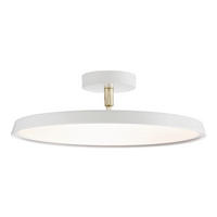 LED-DECKENLEUCHTE 38,5/11,8 cm   - Weiß, KONVENTIONELL, Metall (38,5/11,8cm) - Nordlux