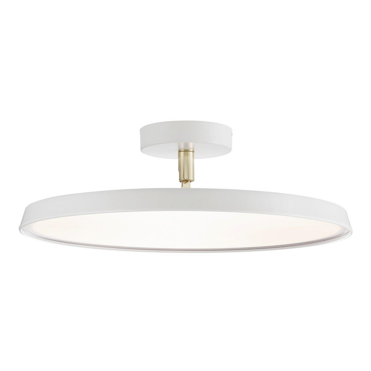 LED-DECKENLEUCHTE 38,5/11,8 cm   - Weiß, KONVENTIONELL, Metall (38,5/11,8cm) - Nordlux