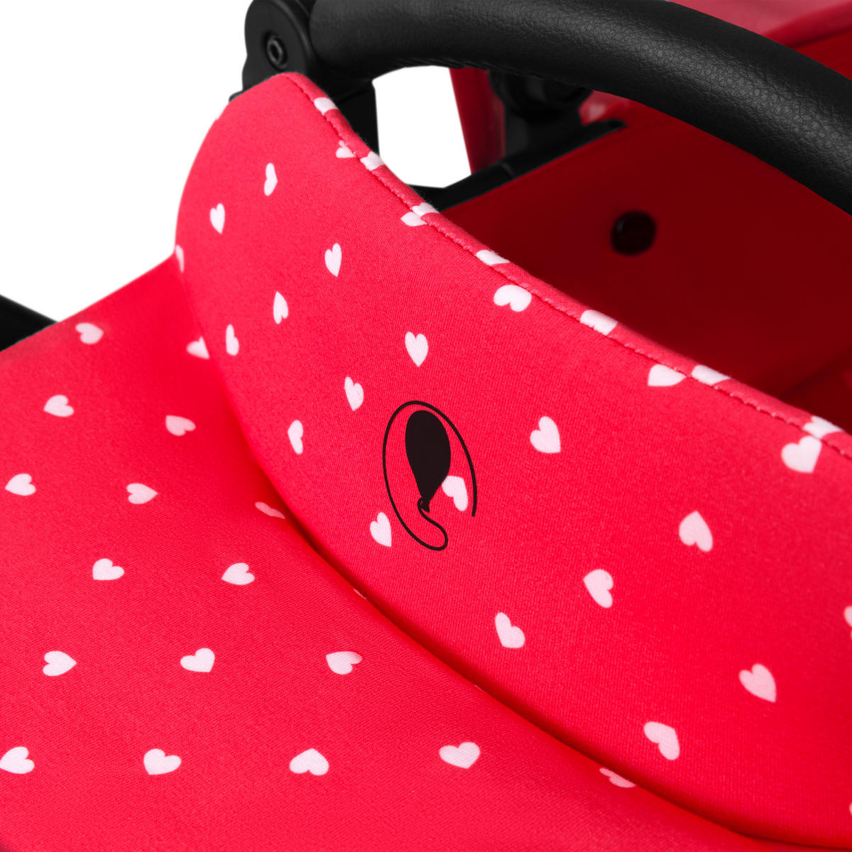 PUPPENWAGEN - Pink/Weiß, Basics, Textil/Metall (62/45/67cm) - ABC Design