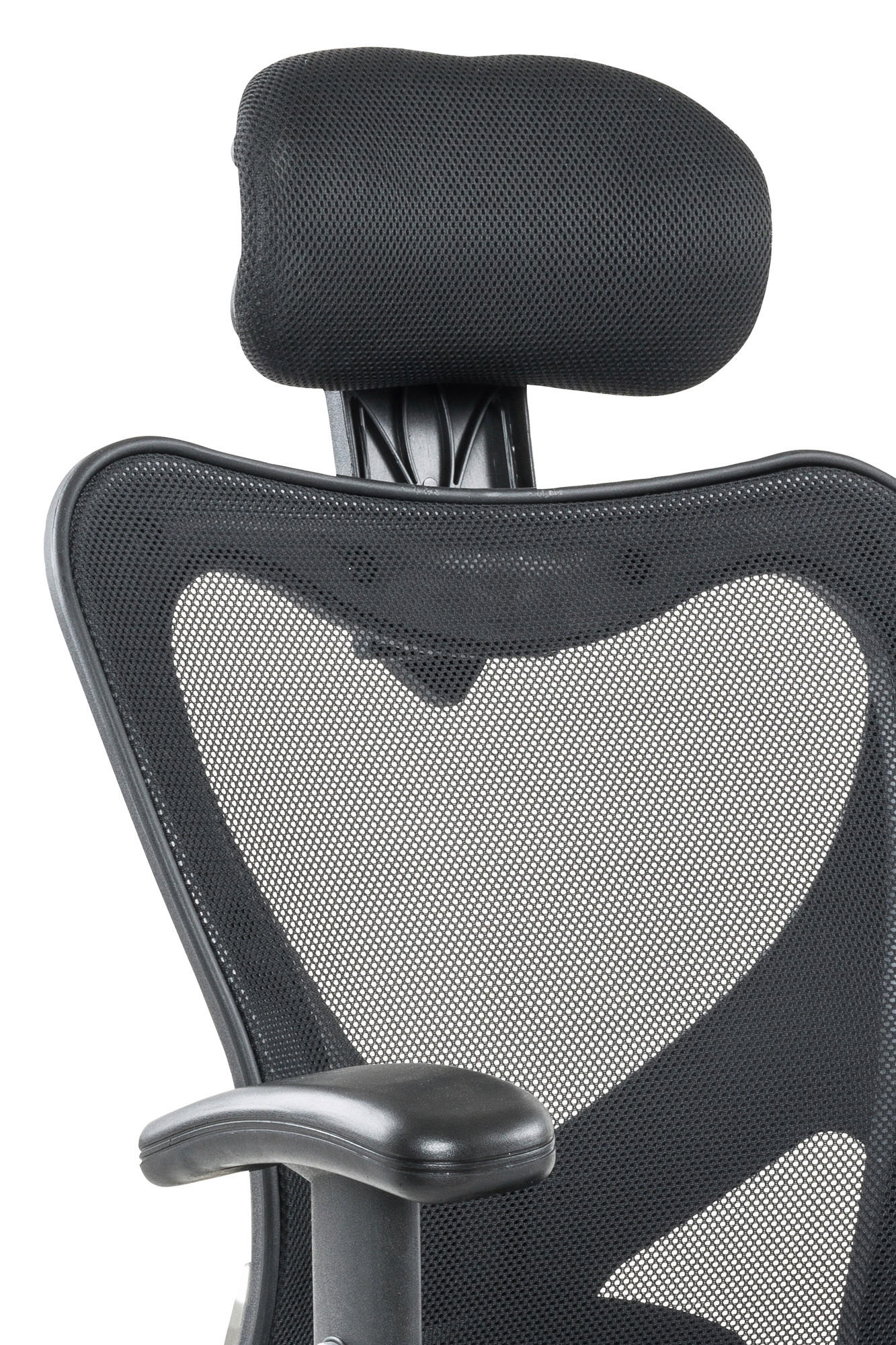 DREHSTUHL Netzbespannung Schwarz, Silberfarben  - Silberfarben/Schwarz, MODERN, Kunststoff/Textil (65/114/60cm) - Livetastic