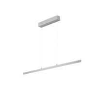 LED-HÄNGELEUCHTE KARO 130/4,3/30-150 cm   - Alufarben, Design, Metall (130/4,3/30-150cm) - Hell