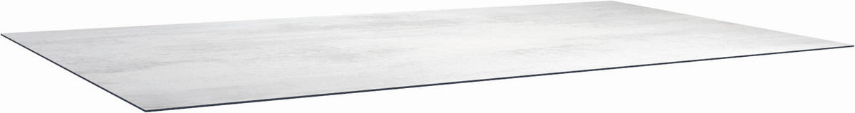 GARTENTISCHPLATTE Kunststoff Silberfarben  - Silberfarben, Basics, Kunststoff (200/100/1,3cm) - Stern