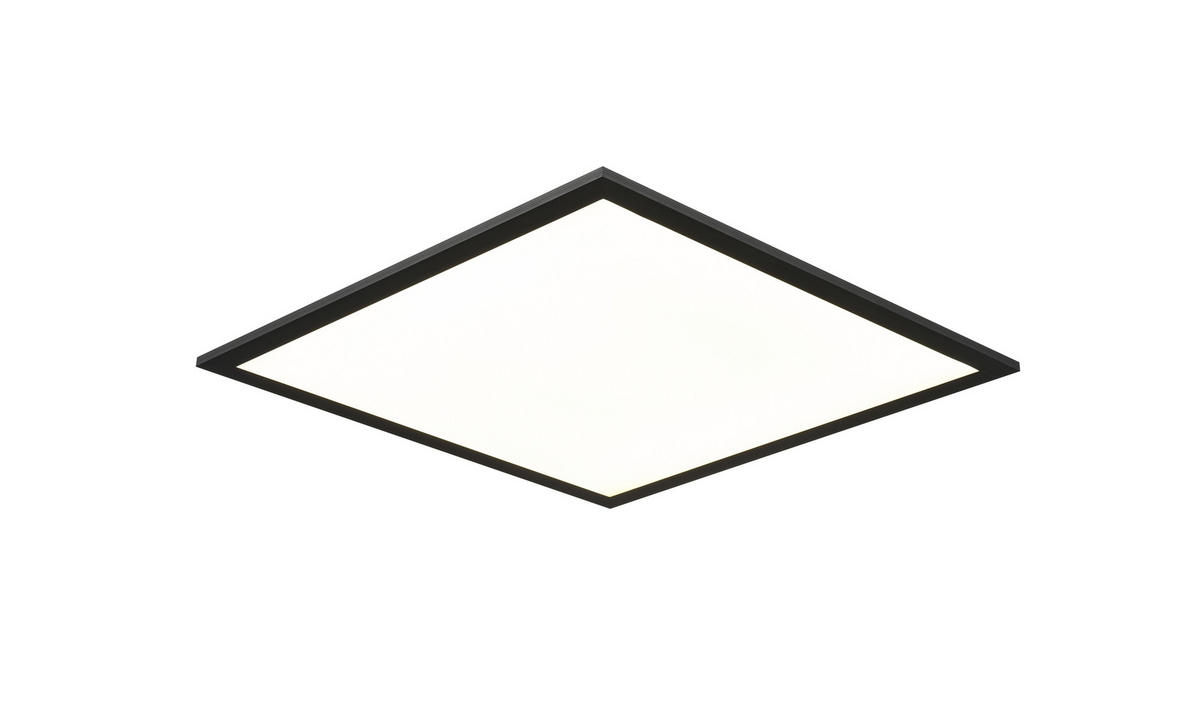 LED PANEL - crna, Osnovno, metal/plastika (45/45/4,5cm) - Novel