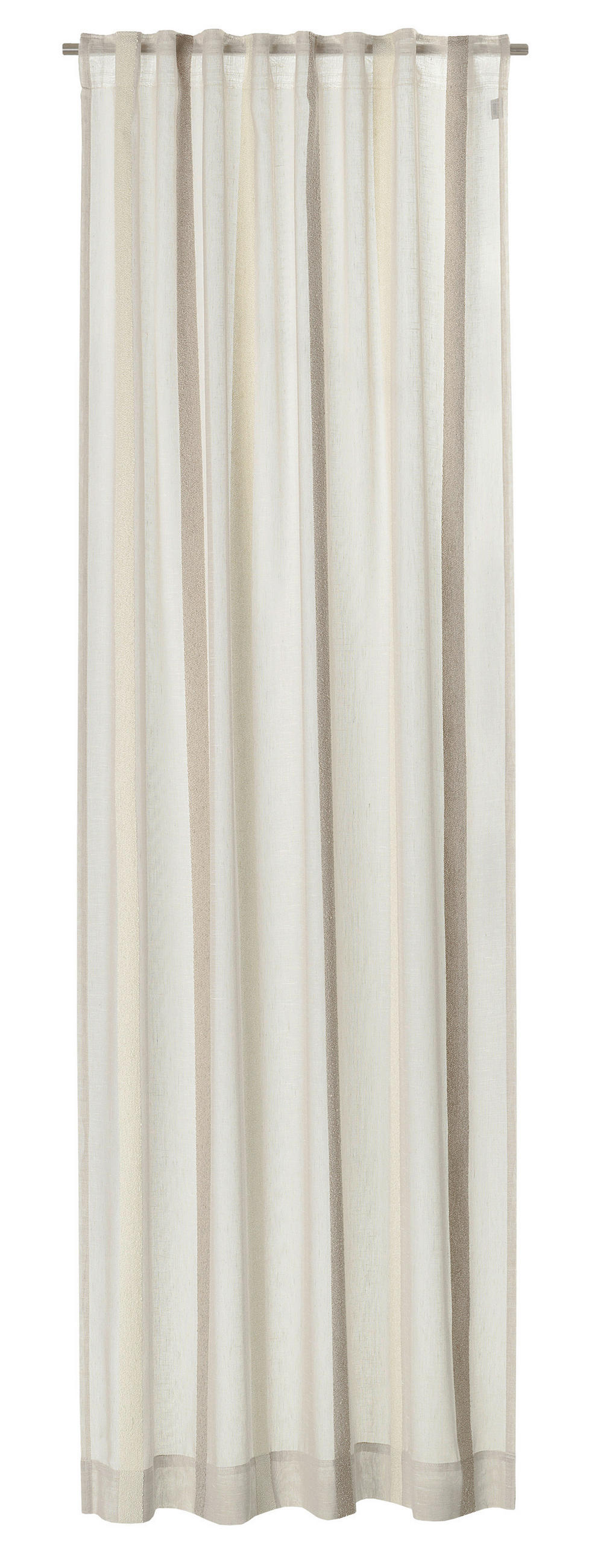 FERTIGVORHANG halbtransparent  - Sandfarben, Basics, Textil (130/250cm) - Schöner Wohnen