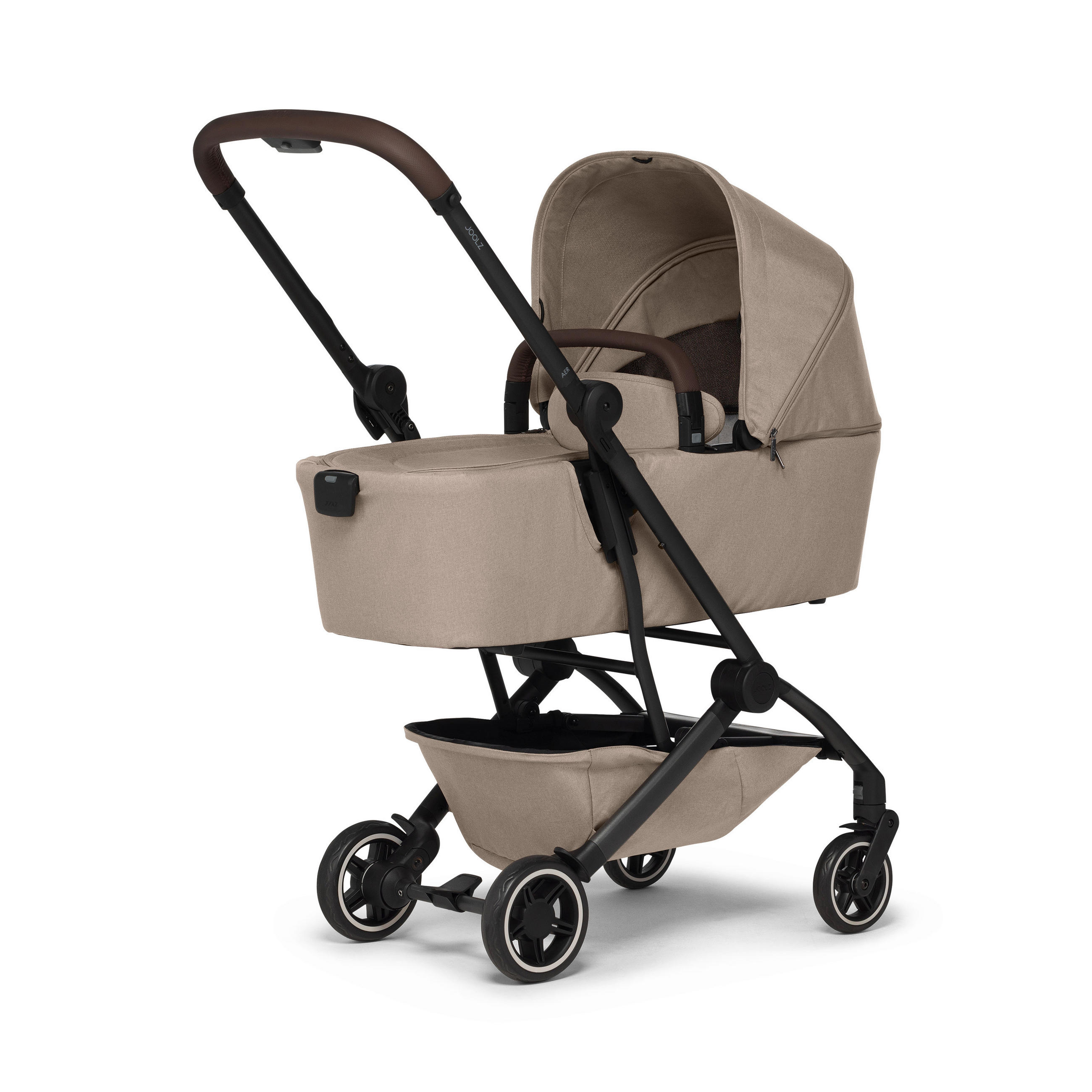 KOŠARA ZA SPAVANJE Aer+ - boje pijeska, Basics, metal/tekstil (86/42/65cm) - Joolz