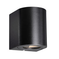 LED-AUßENLEUCHTE Canto   - Schwarz, Design, Metall (10,4/8,7/10cm) - Nordlux