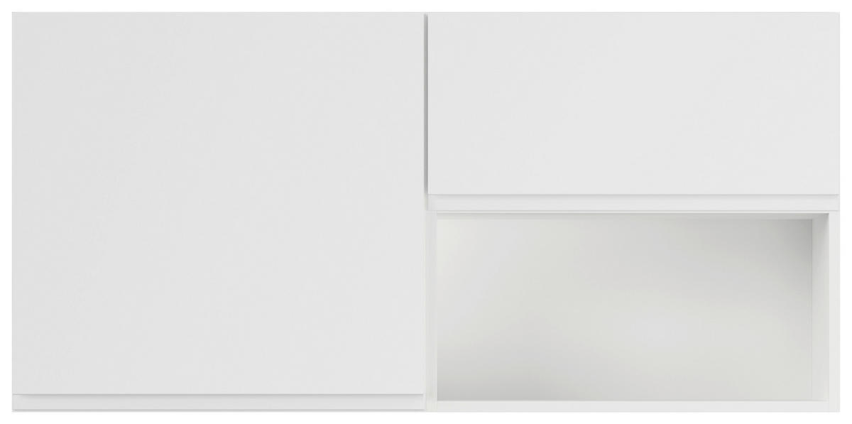 KÜCHENOBERSCHRANK 120/57,9/35,6 cm  in Weiß  - Weiß, Basics, Holzwerkstoff (120/57,9/35,6cm) - Impuls