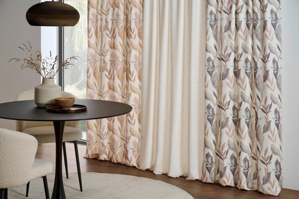 DEKOSTOFF per lfm blickdicht  - Rosa, KONVENTIONELL, Textil (150cm) - Esposa
