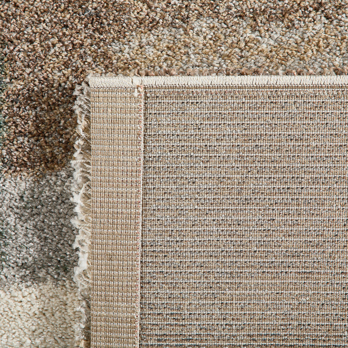 WEBTEPPICH 160/230 cm Mehari Braun, Creme, Sandfarben rechteckig  - Sandfarben/Creme, Basics, Kunststoff/Textil (160/230cm) - Novel