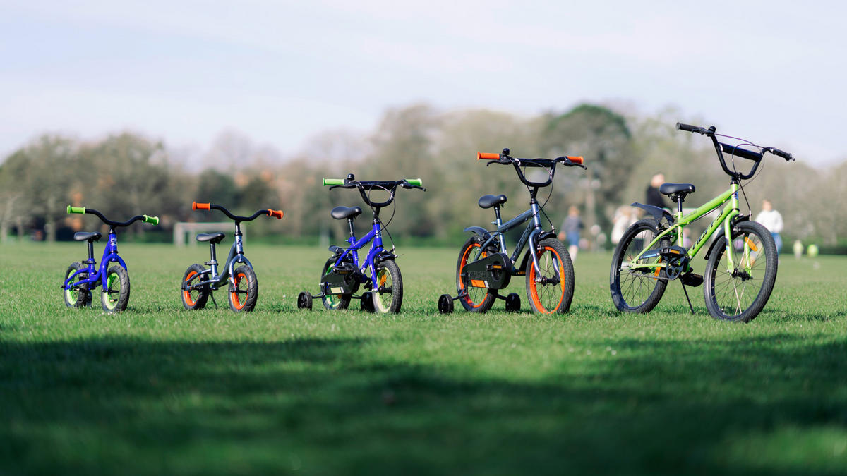 KINDERFAHRRAD 12 Zoll  - Grün, Basics, Metall (44/19/76cm)