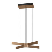 LED-HÄNGELEUCHTE FOLCINO-Z 64/43,5/110 cm  - Schwarz/Weiß, Design, Kunststoff/Metall (64/43,5/110cm) - Connect Z