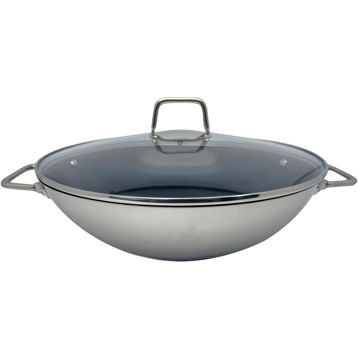VOK   32/9,2 cm    - prozirna/boja nerđajućeg čelika, Osnovno, staklo/metal (32/9,2cm) - Homeware Profession.