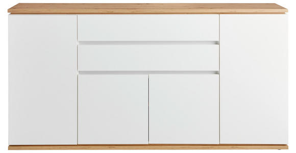 SIDEBOARD in 184/93/42 cm - Schwarz/Weiß, Design, Holzwerkstoff/Kunststoff (184/93/42cm) - Xora
