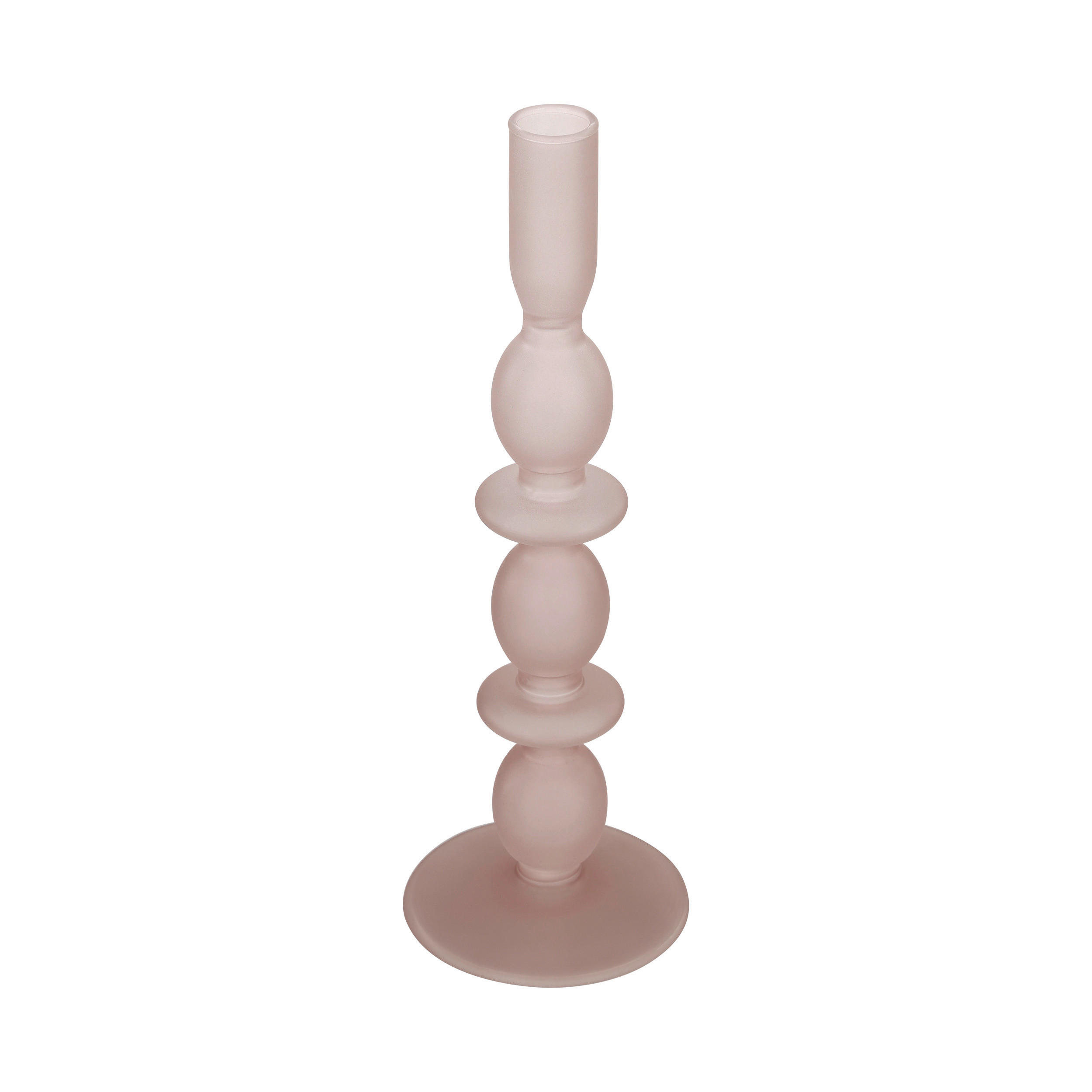 STABKERZENHALTER - Pink, LIFESTYLE, Glas (9/26.5cm)