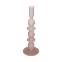 STABKERZENHALTER - Pink, LIFESTYLE, Glas (9/26.5cm)