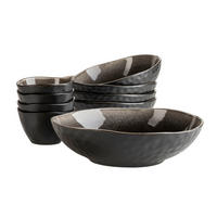 SCHÜSSELSET Niara Organic  - Dunkelbraun, Basics, Keramik - Mäser