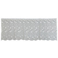 KURZGARDINE   140/49 cm   - Weiß, Basics, Textil (140/49cm)