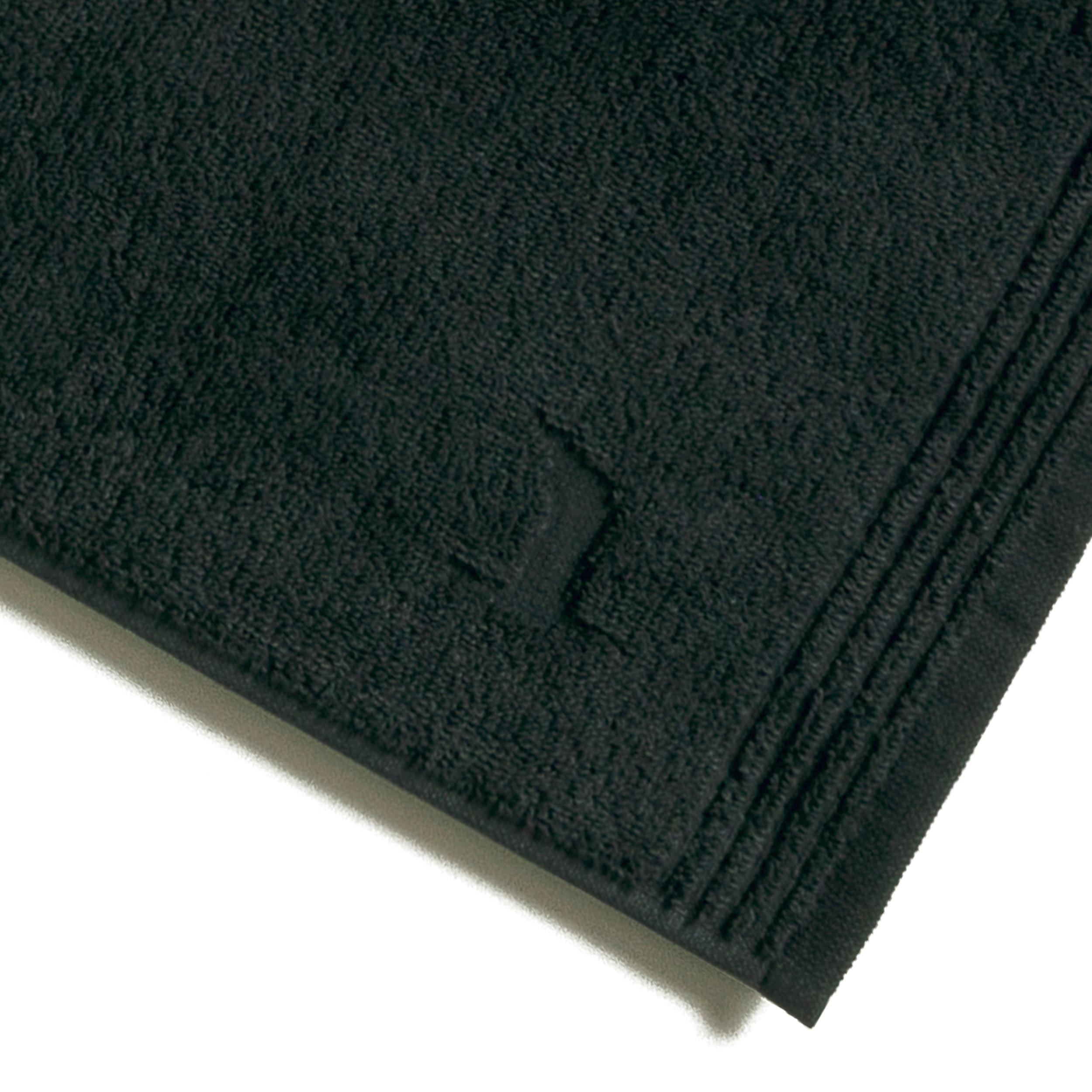 BADEMATTE Schwarz 50/70 cm  - Schwarz, Basics, Textil (50/70cm) - Moeve