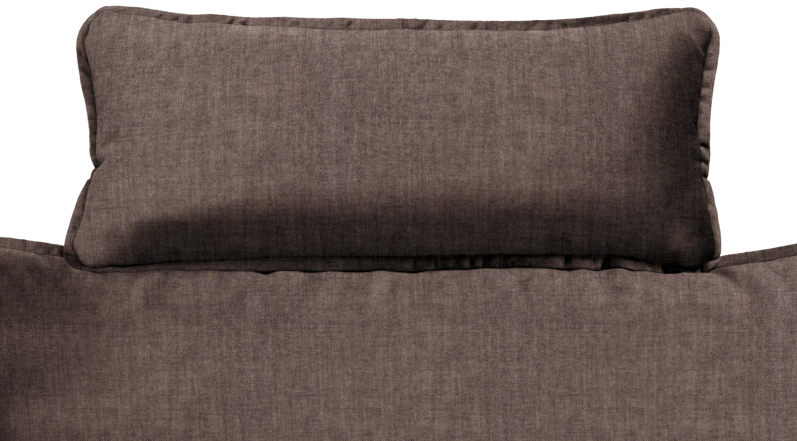 KOPFSTÜTZE in Flachgewebe  - Dunkelbraun, Design, Textil (57/25/15cm) - Hom`in