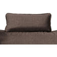 KOPFSTÜTZE - Dunkelbraun, Design, Textil (57/25/15cm) - Hom`in
