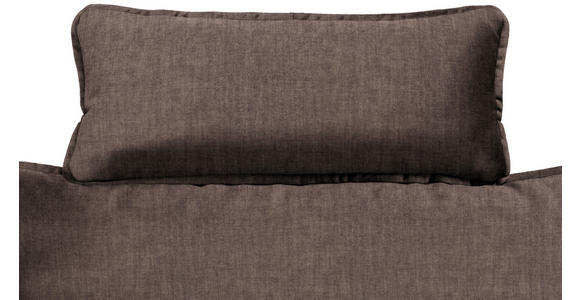 KOPFSTÜTZE - Dunkelbraun, Design, Textil (57/25/15cm) - Hom`in